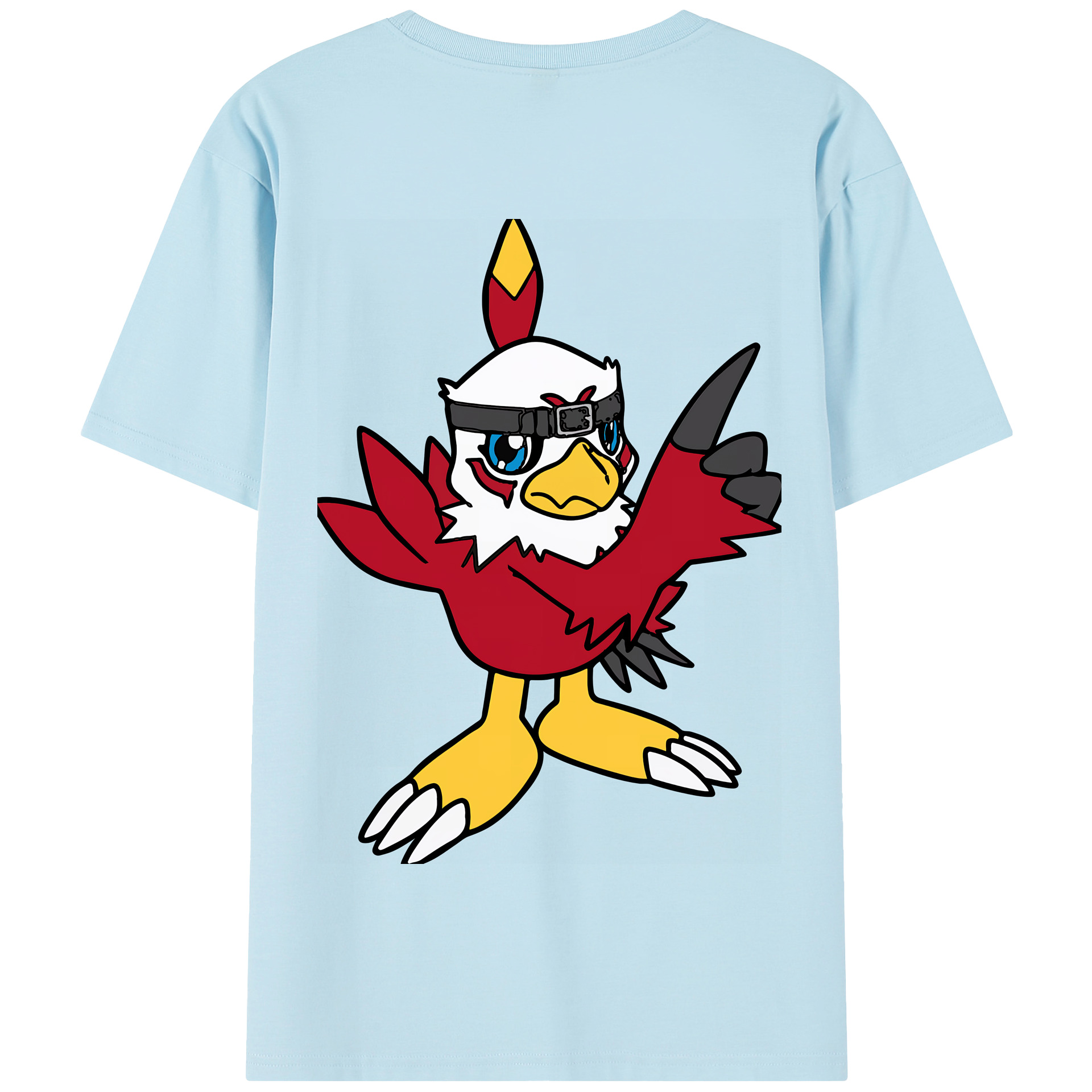 （画像用） Digimon デジタルモンスター/デジモン 綿100％半袖Tシャツ（背面プリント）